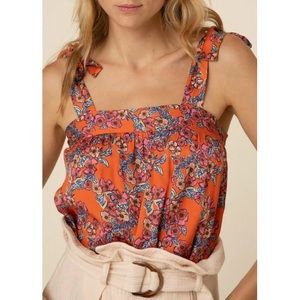 FRNCH Floral Giliola Tank Top